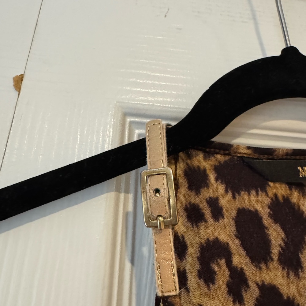 Mango Leopard Print Top - image 2